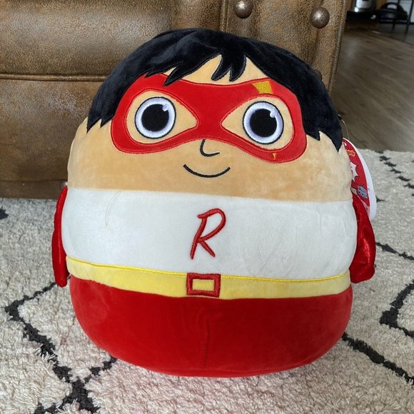 Squishmallows Other - Kellytoy Squishmallows Ryan's World Red Titan 2019 Plush Toy Pillow Buddy 12”